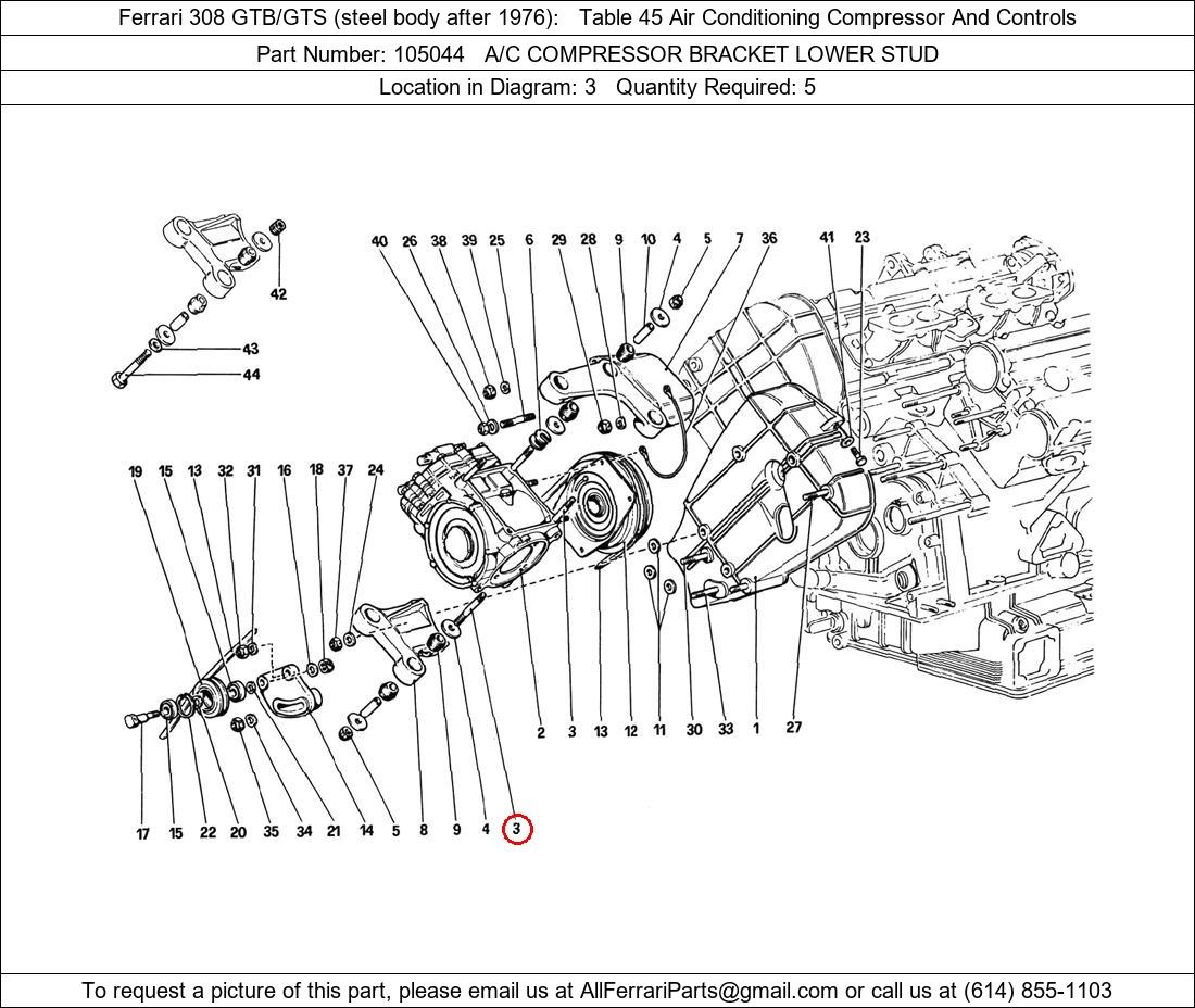 Ferrari Part 105044