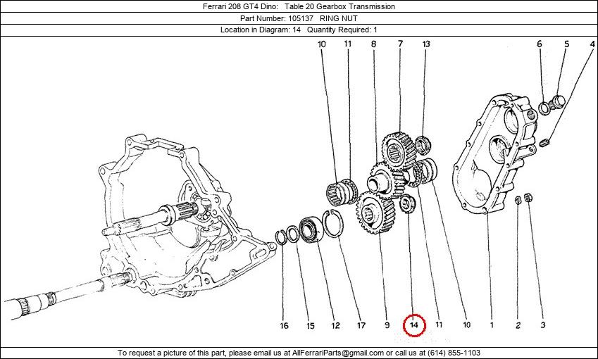 Ferrari Part 105137