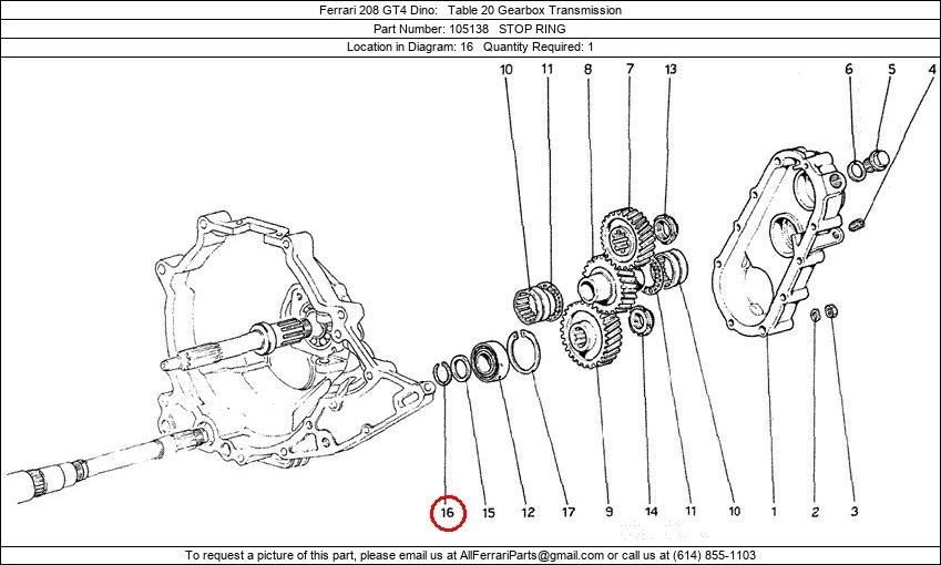 Ferrari Part 105138