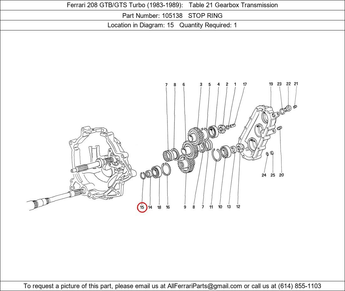 Ferrari Part 105138