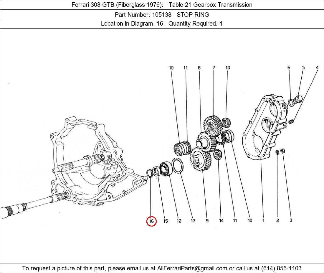 Ferrari Part 105138