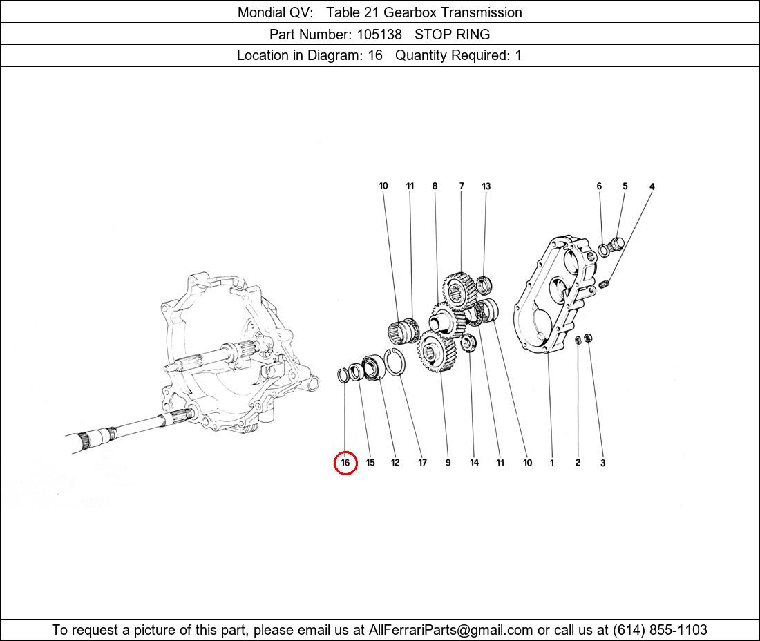 Ferrari Part 105138