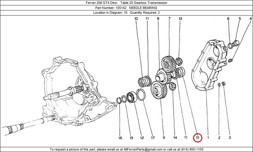 Ferrari Part 105142