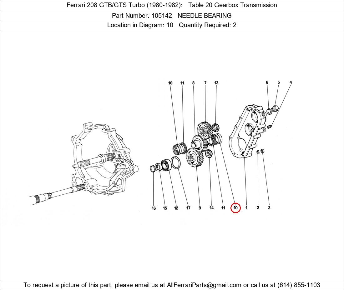 Ferrari Part 105142