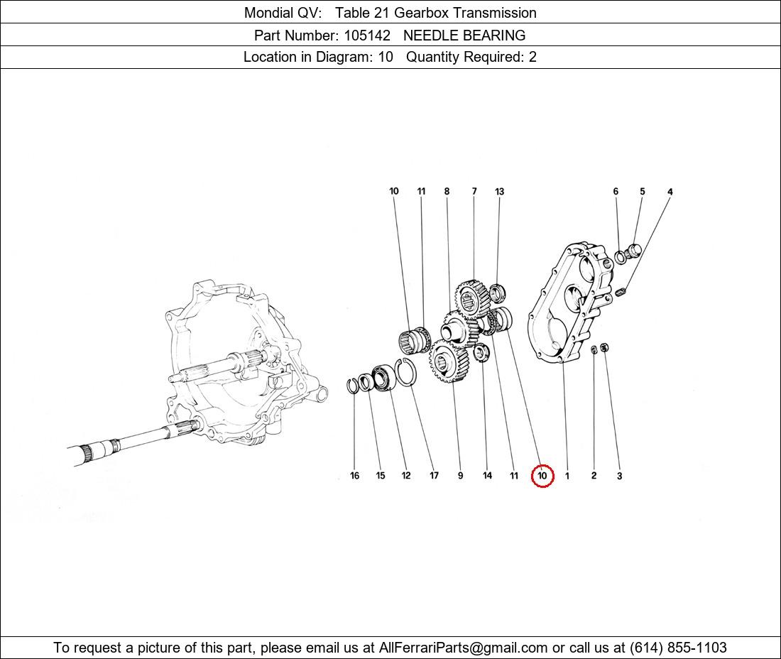 Ferrari Part 105142