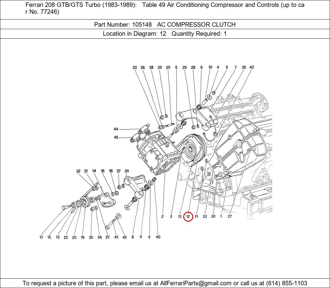 Ferrari Part 105148