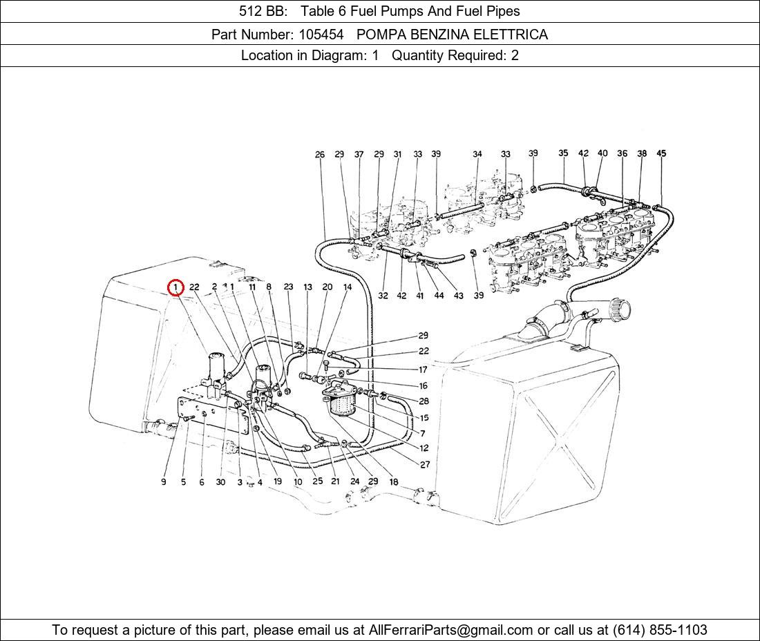 Ferrari Part 105454