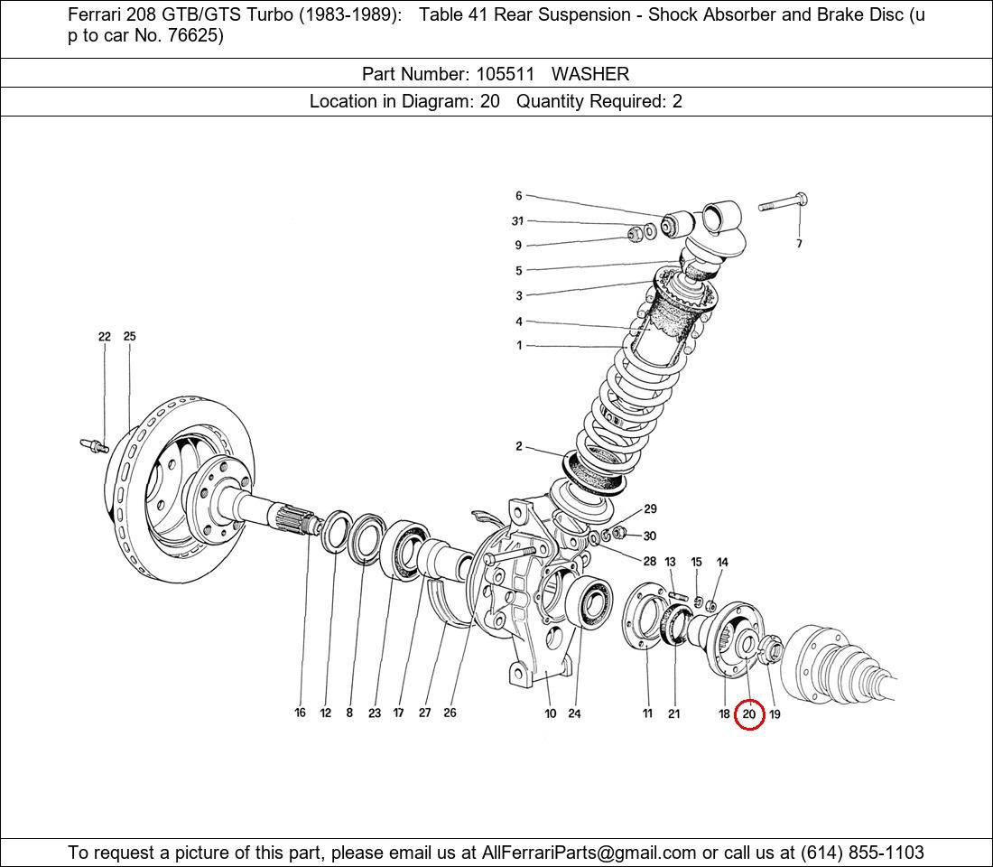 Ferrari Part 105511