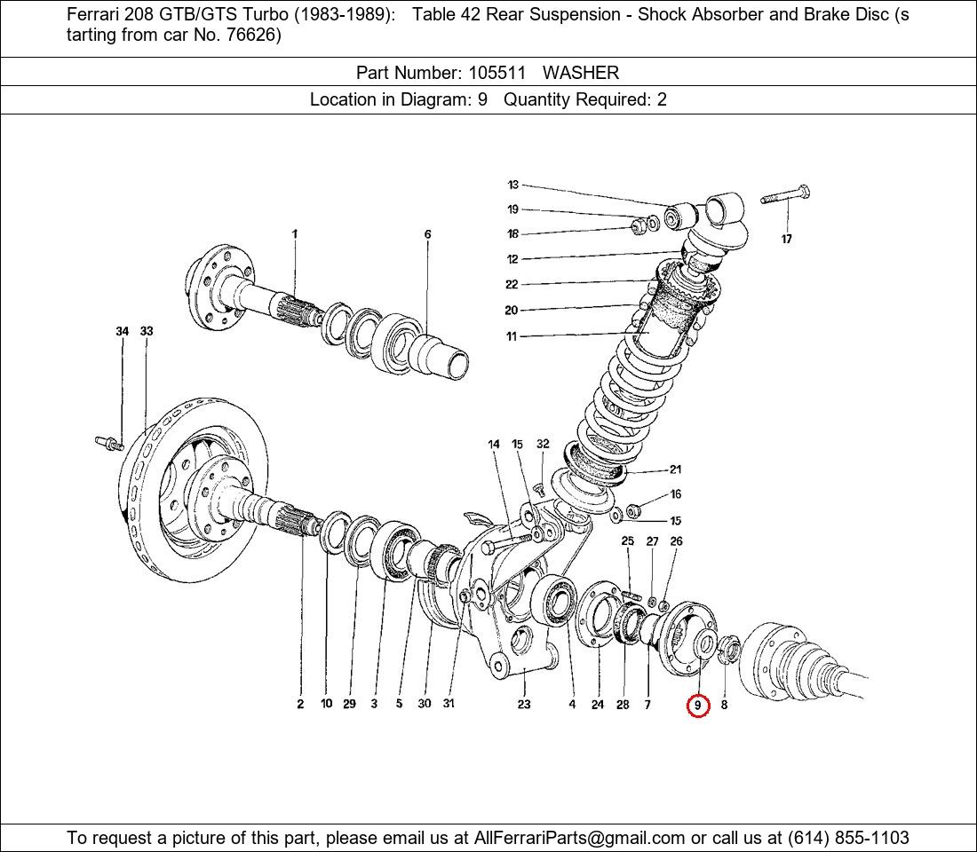 Ferrari Part 105511