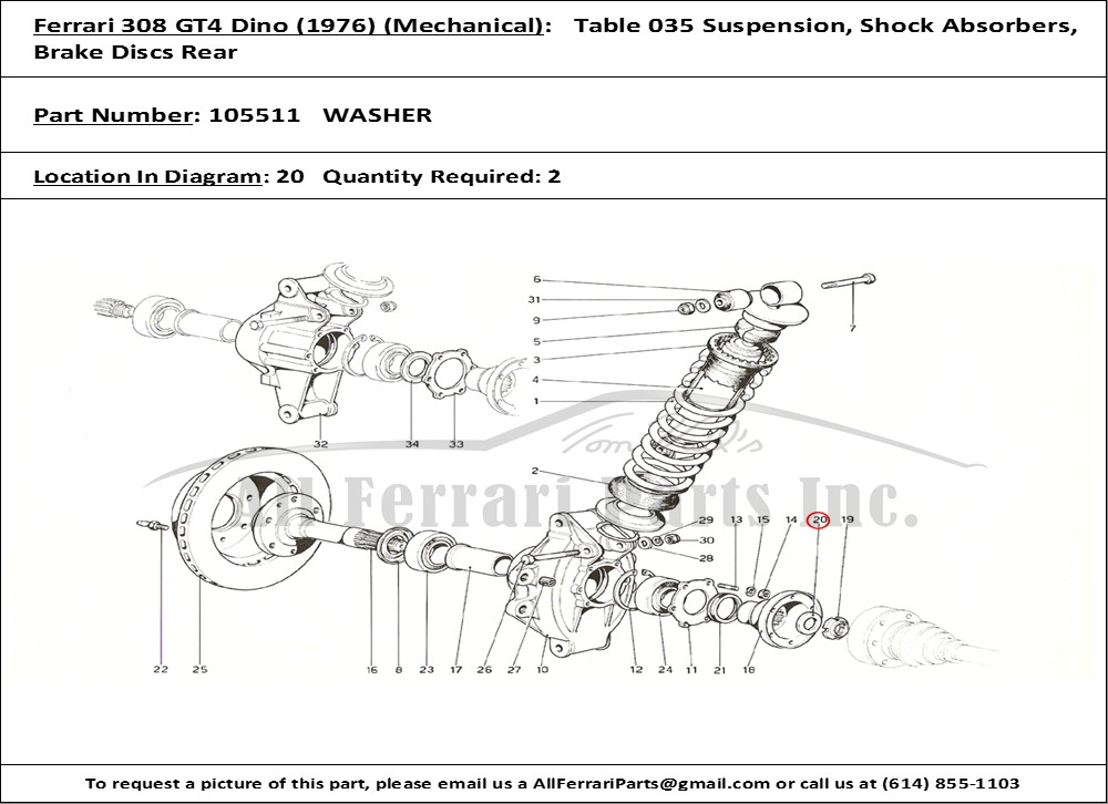 Ferrari Part 105511