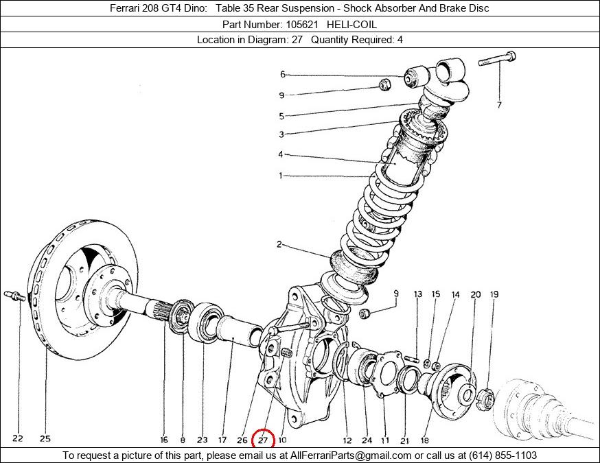 Ferrari Part 105621