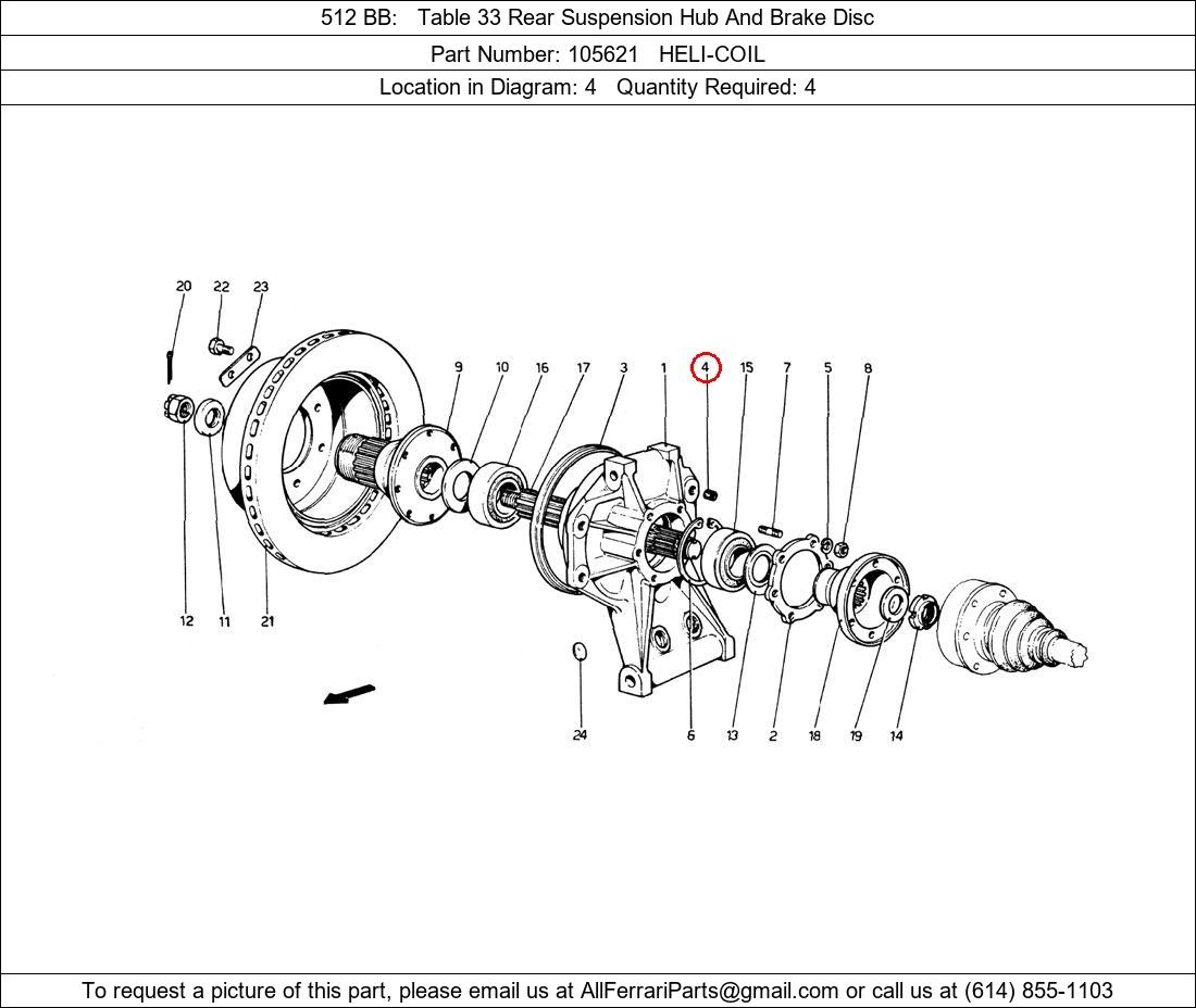 Ferrari Part 105621