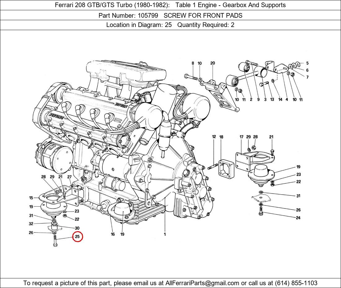 Ferrari Part 105799