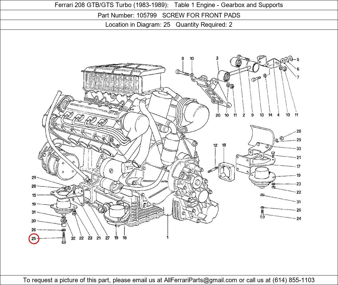 Ferrari Part 105799