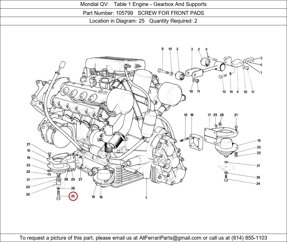 Ferrari Part 105799