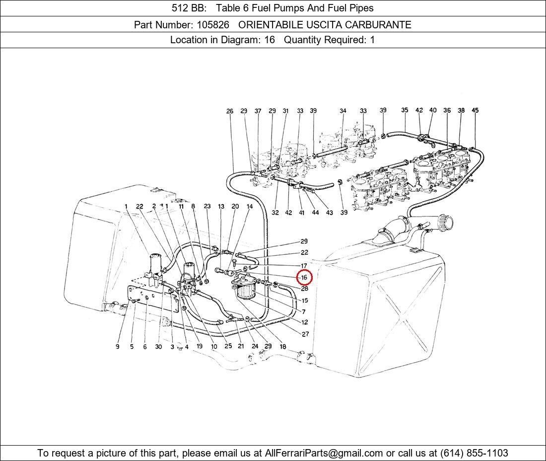 Ferrari Part 105826