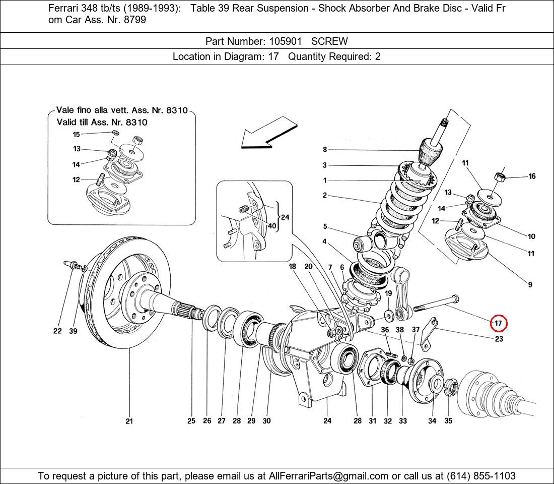 Ferrari Part 105901