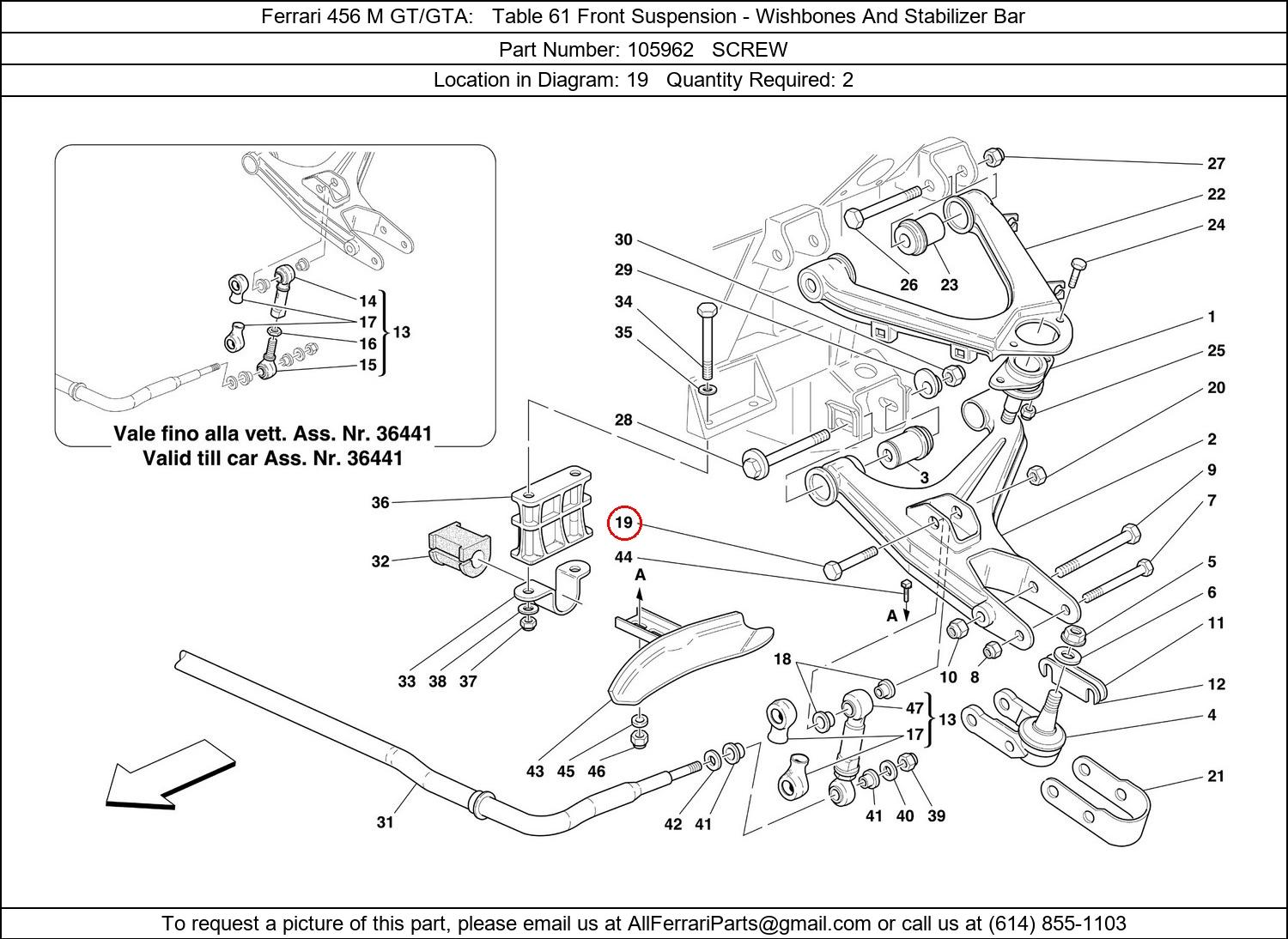 Ferrari Part 105962