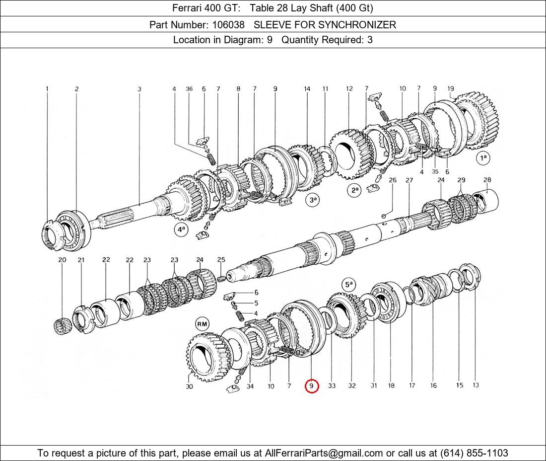 Ferrari Part 106038