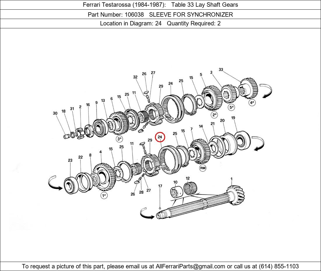 Ferrari Part 106038