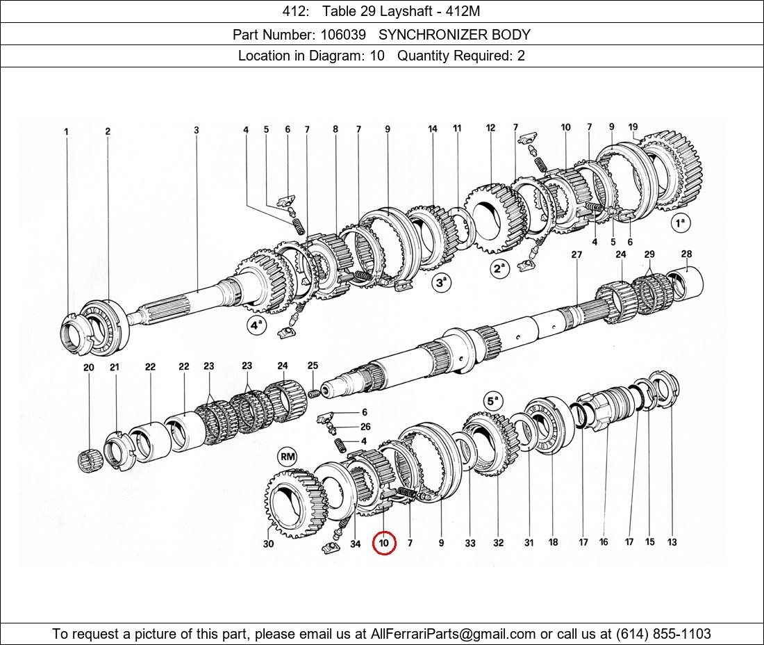 Ferrari Part 106039