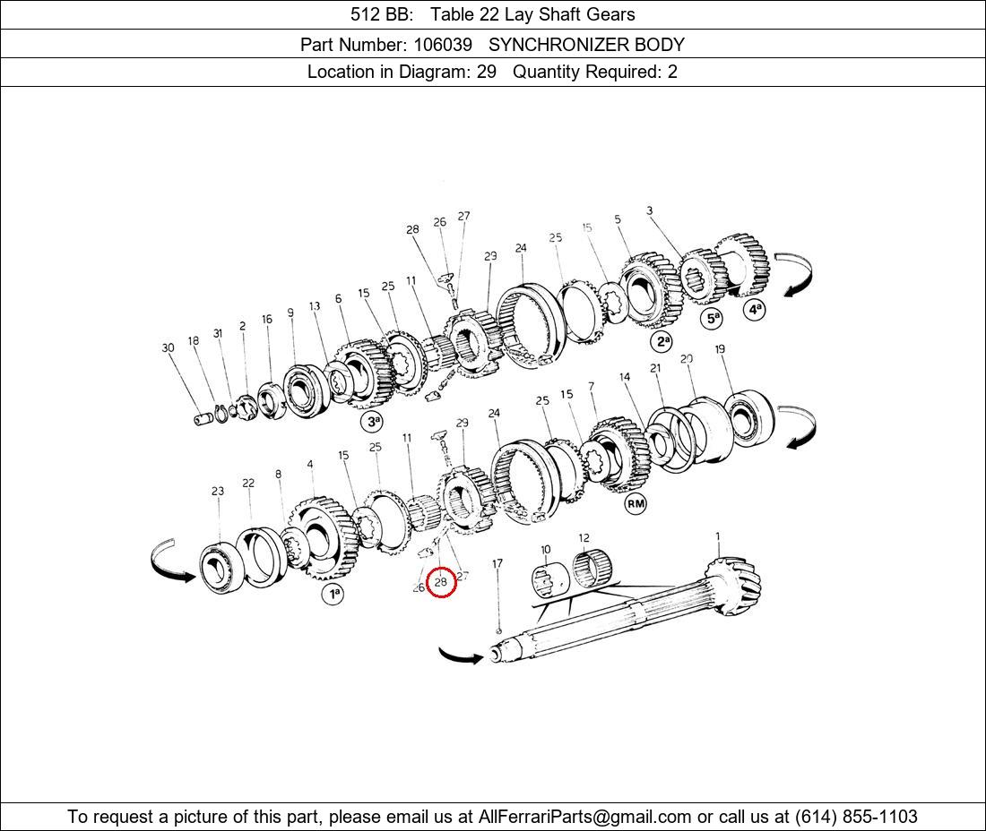 Ferrari Part 106039