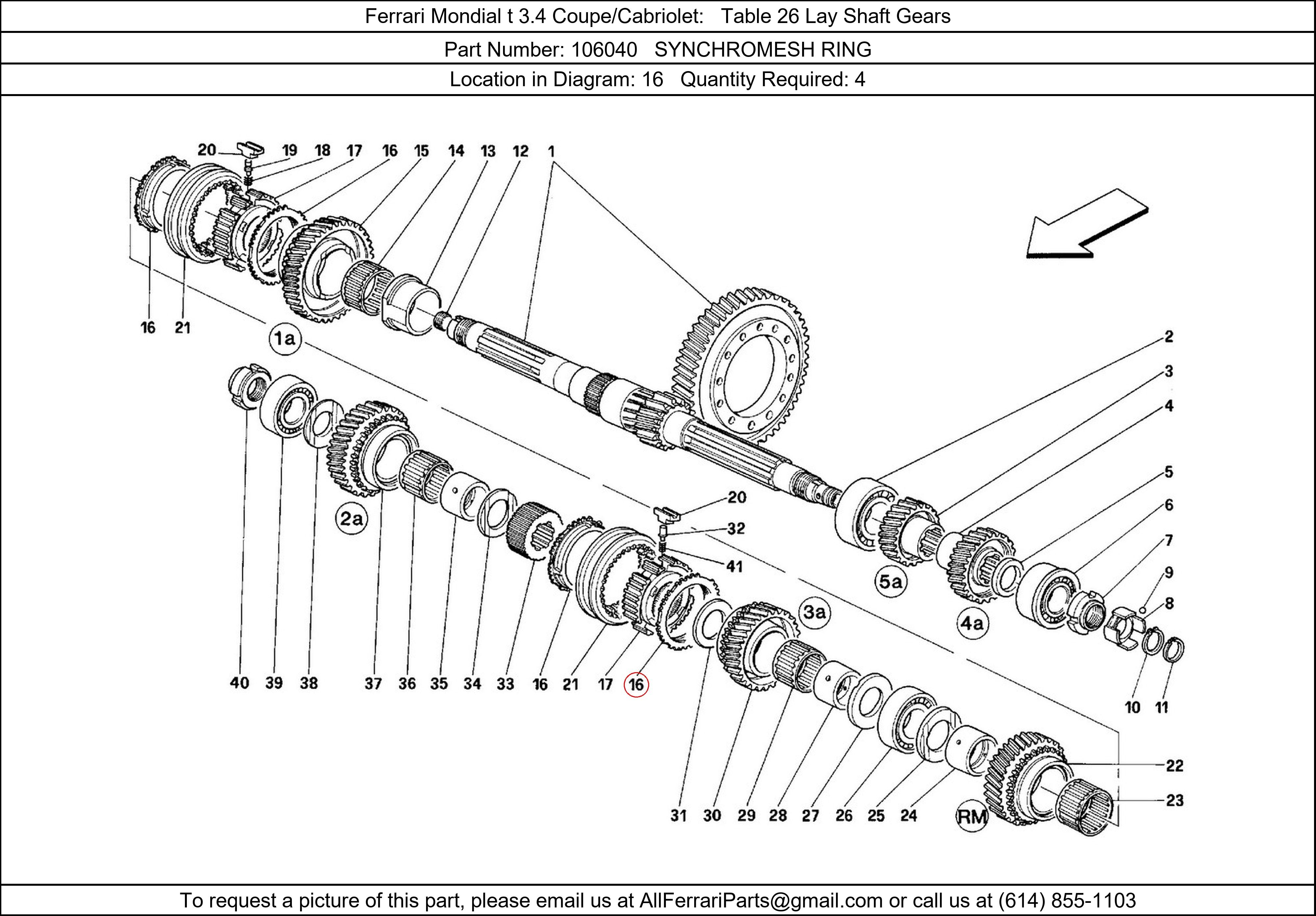 Ferrari Part 106040