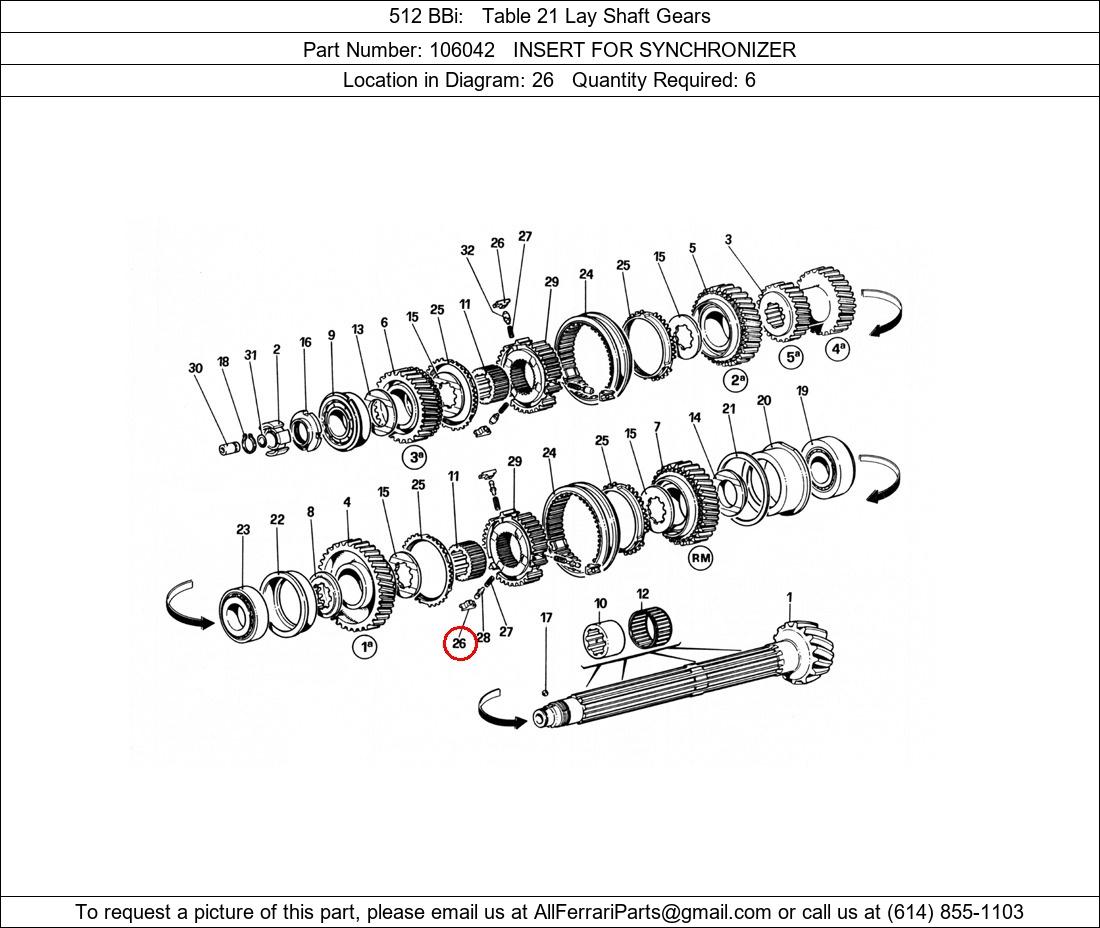 Ferrari Part 106042