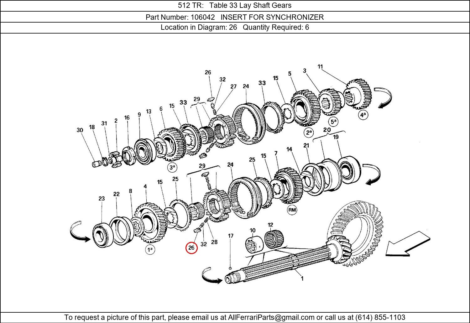 Ferrari Part 106042