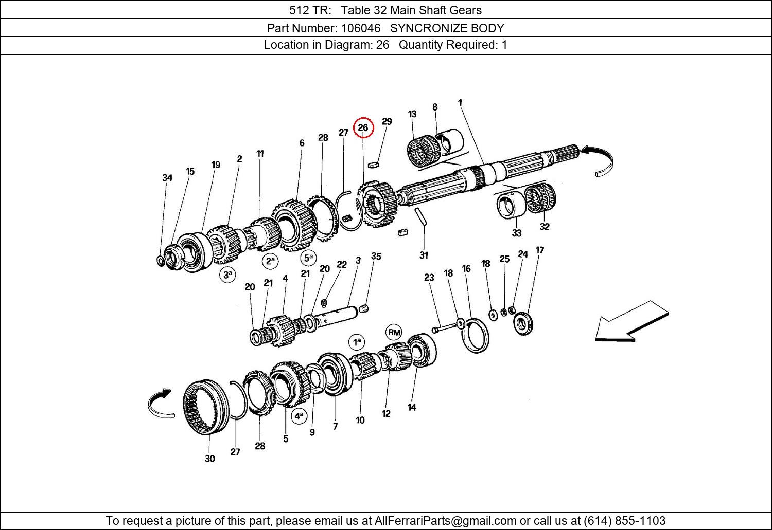 Ferrari Part 106046