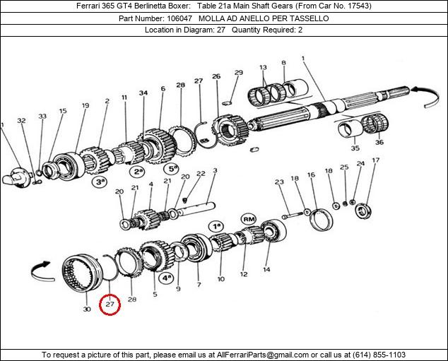 Ferrari Part 106047