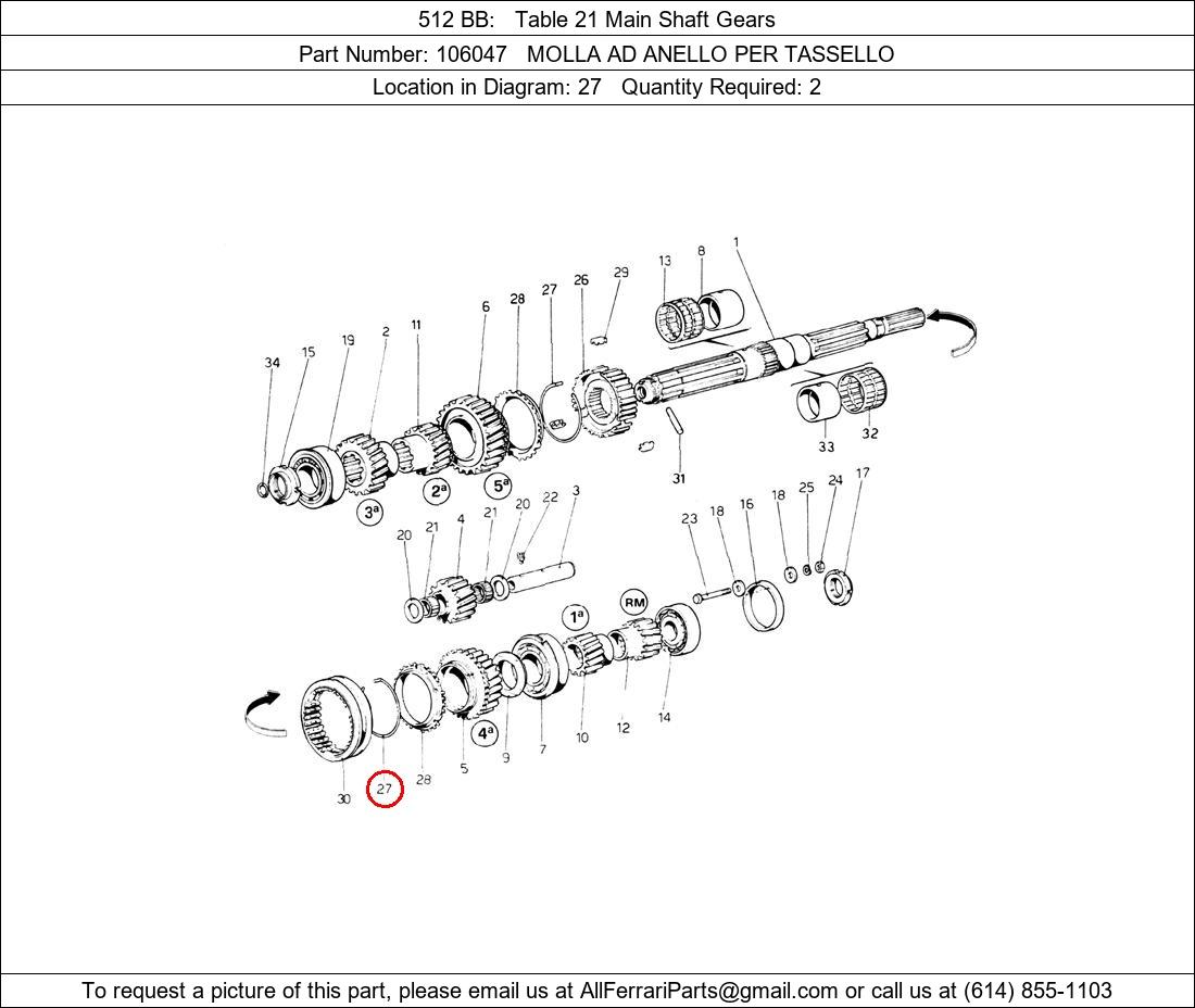 Ferrari Part 106047