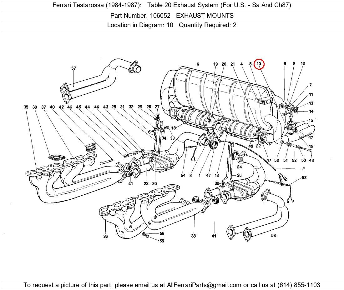 Ferrari Part 106052