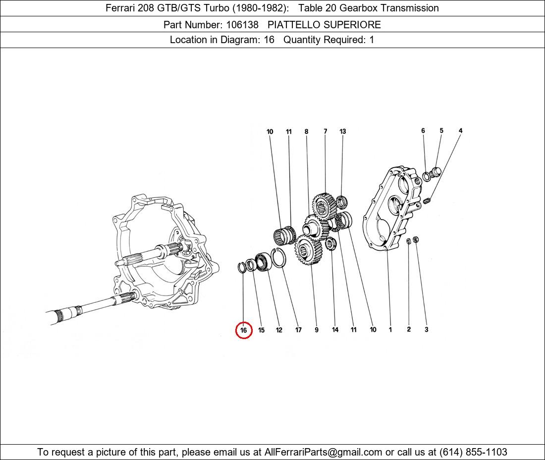 Ferrari Part 106138