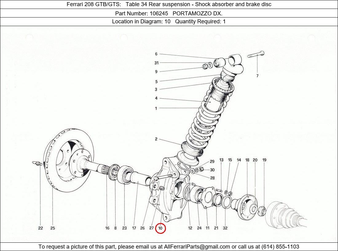 Ferrari Part 106245