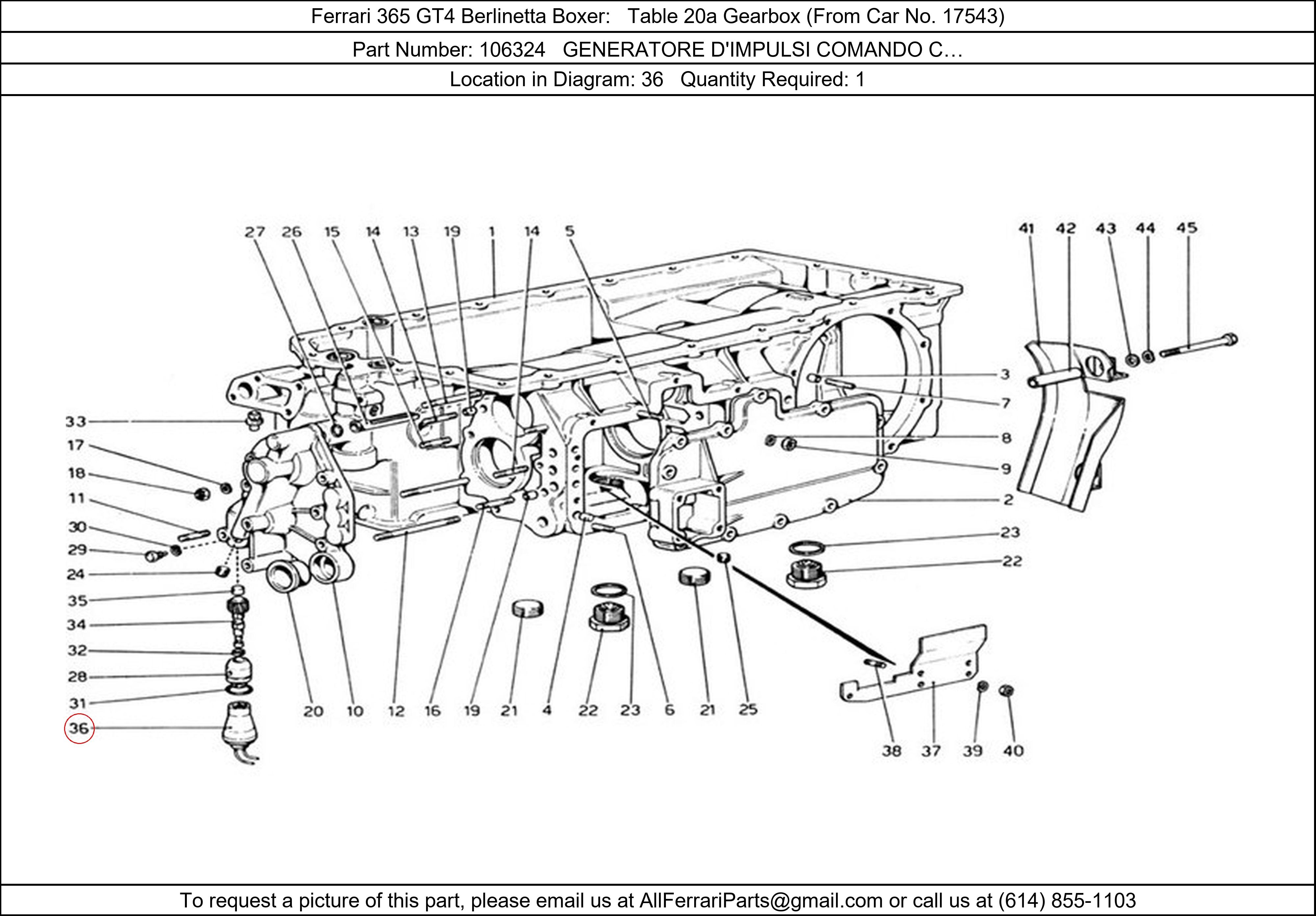 Ferrari Part 106324