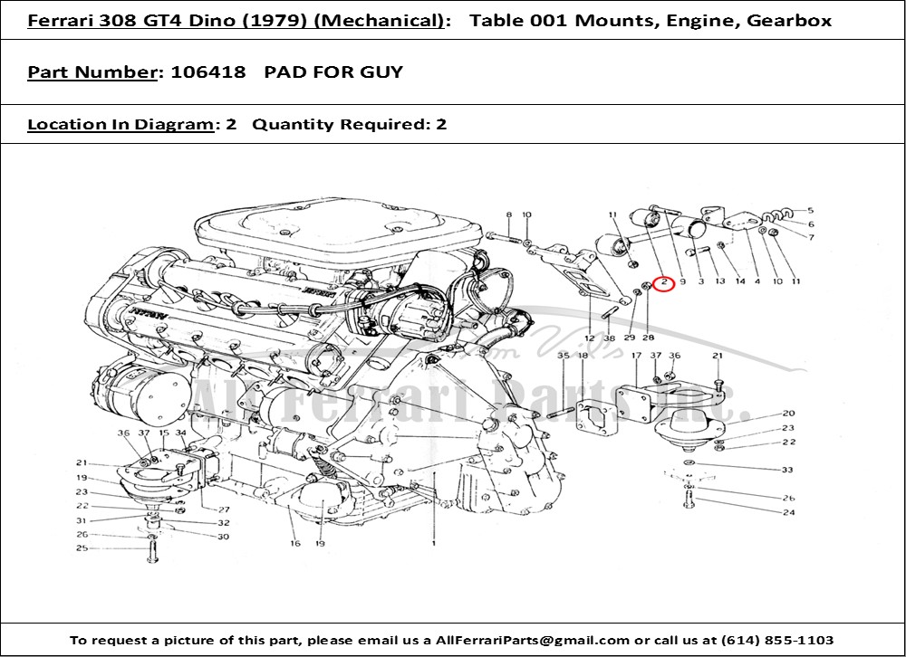 Ferrari Part 106418