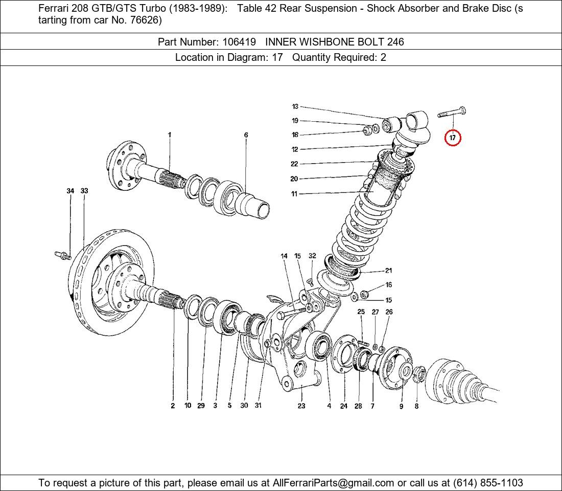 Ferrari Part 106419