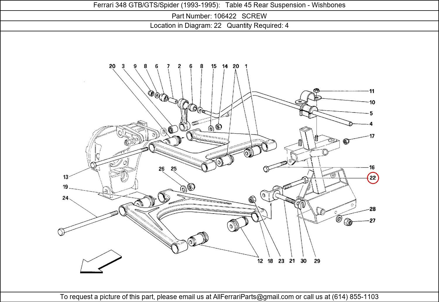 Ferrari Part 106422