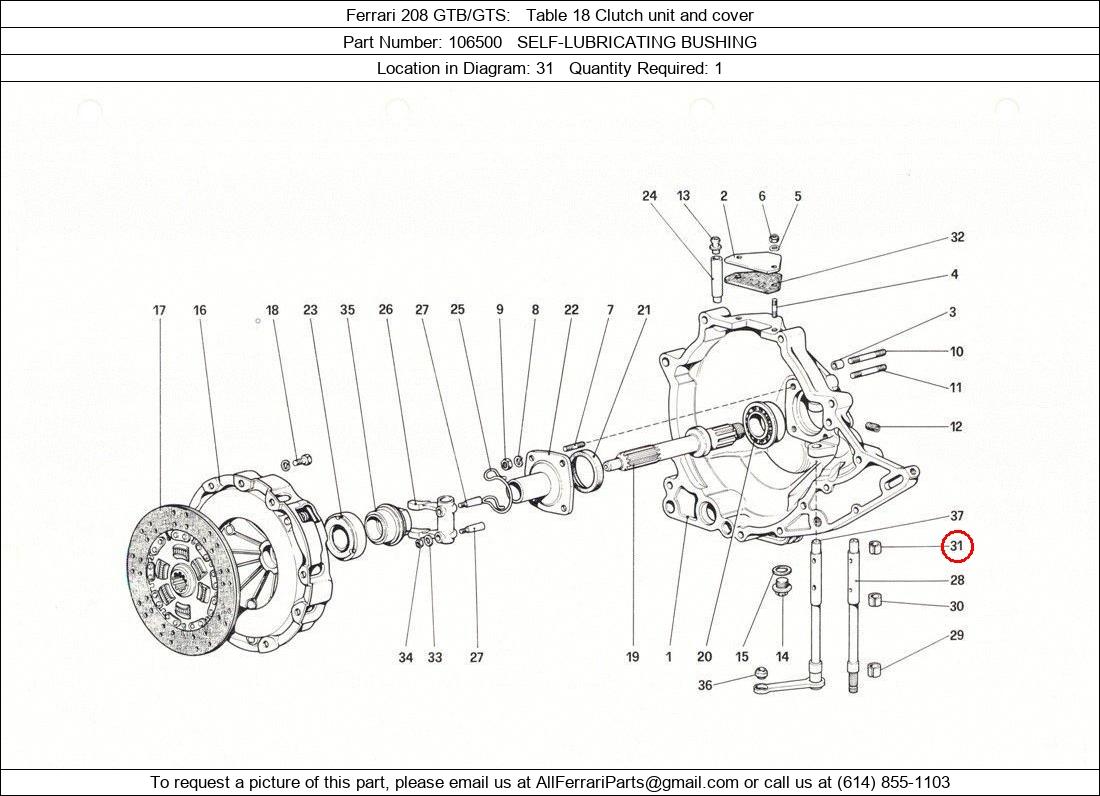 Ferrari Part 106500