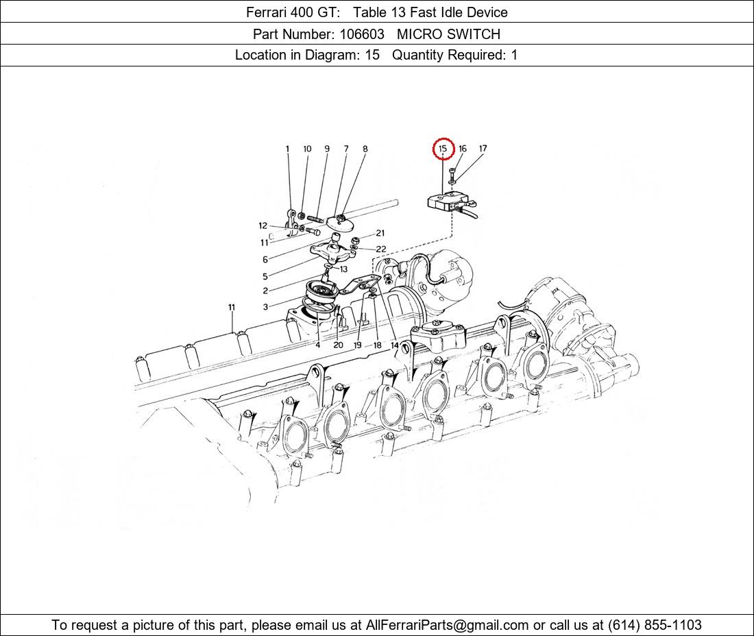 Ferrari Part 106603