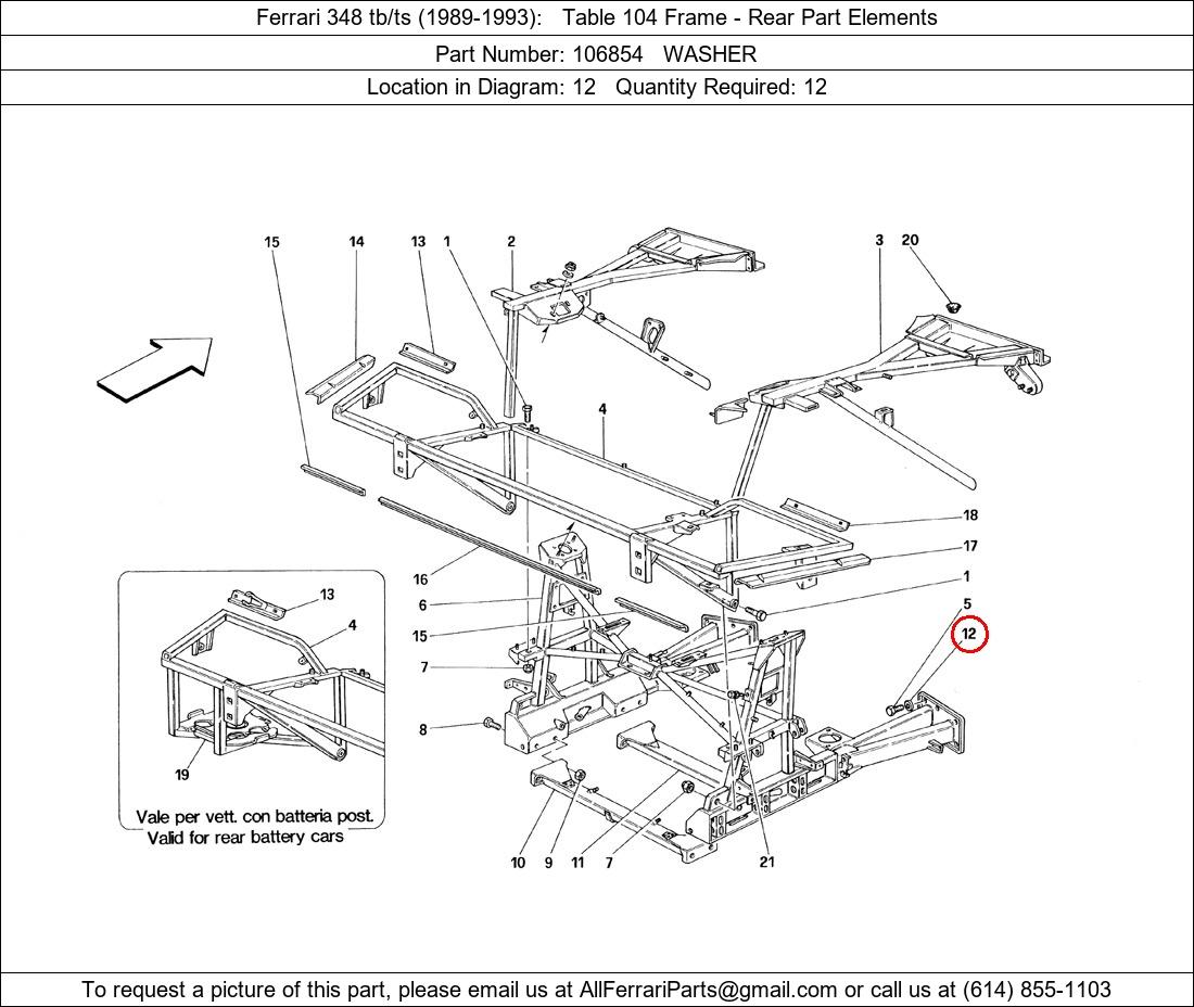 Ferrari Part 106854