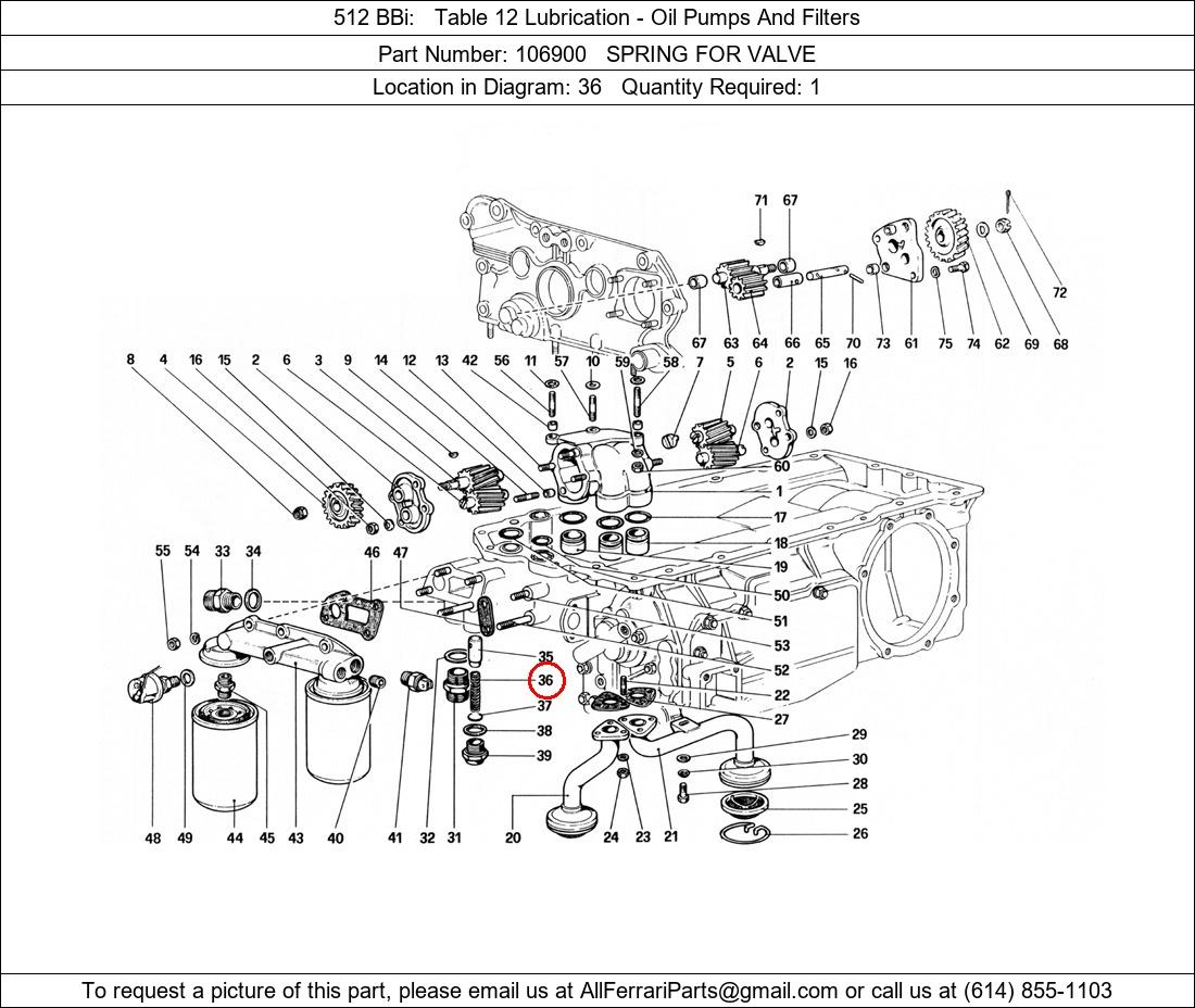 Ferrari Part 106900