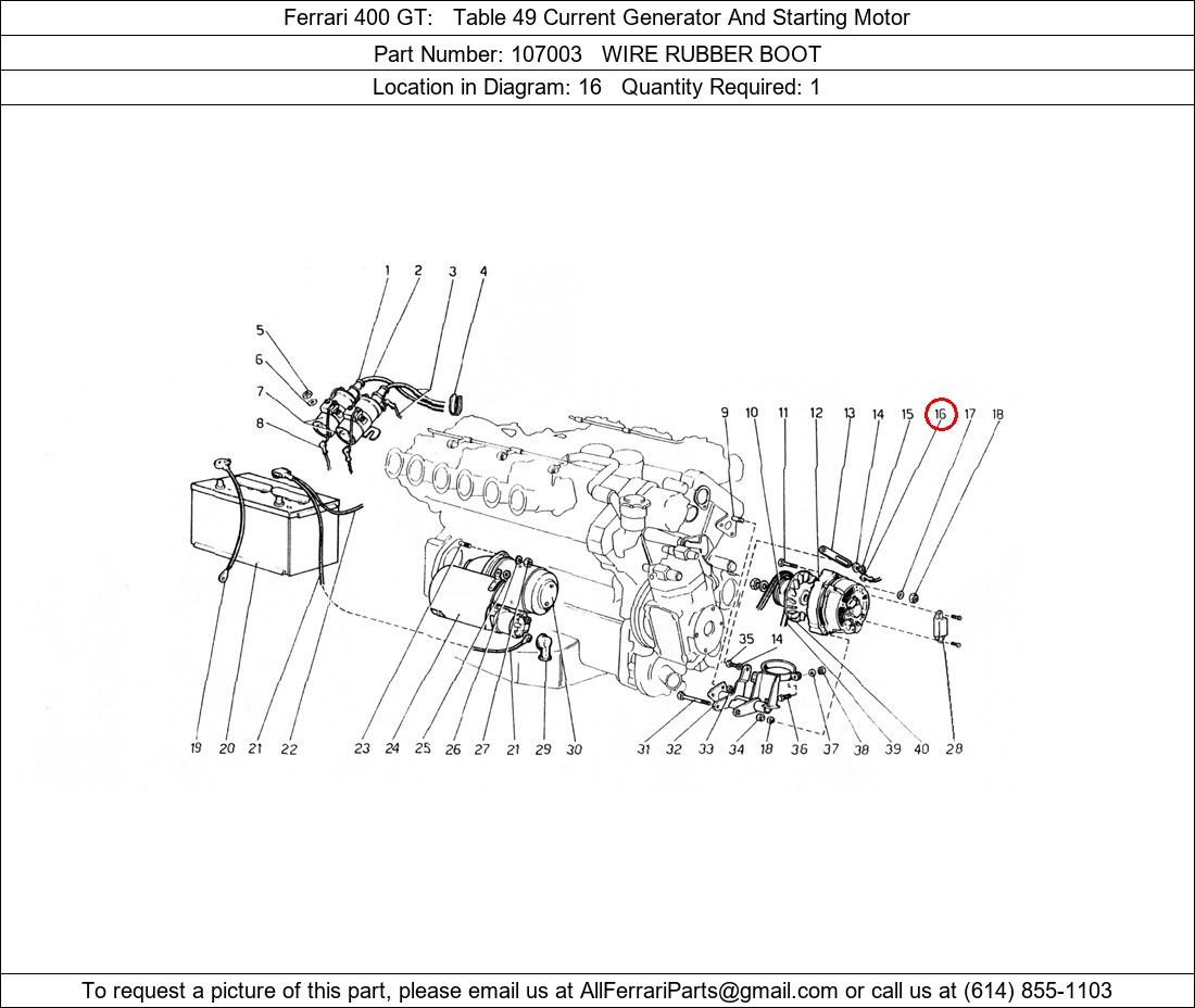 Ferrari Part 107003