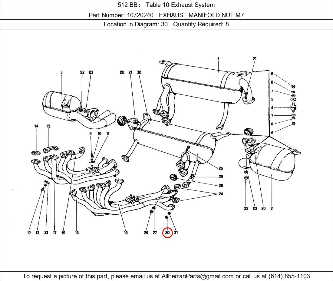 Ferrari Part 10720240