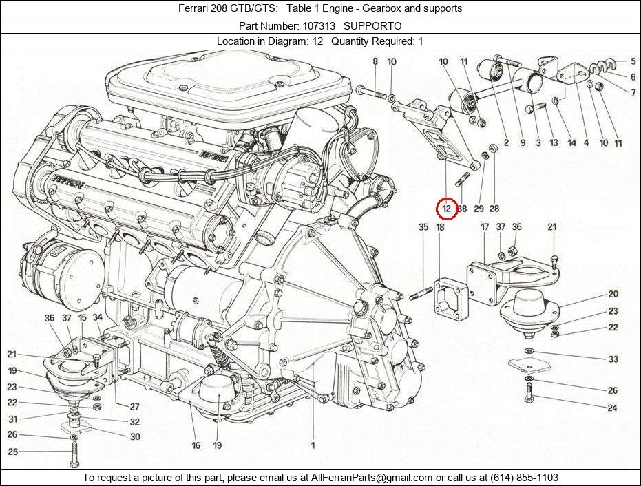 Ferrari Part 107313