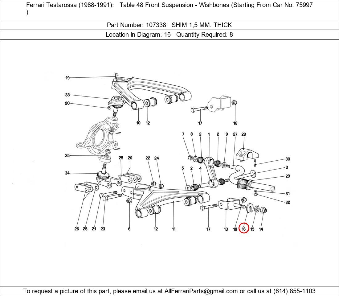 Ferrari Part 107338