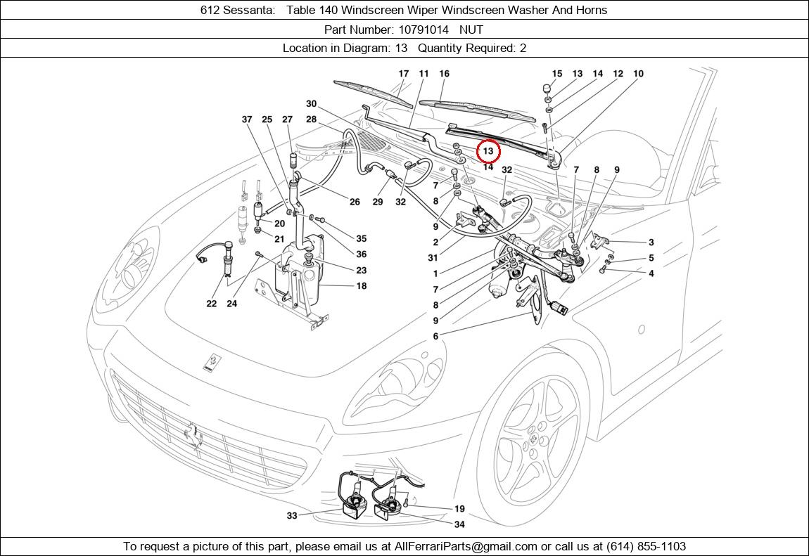 Ferrari Part 10791014