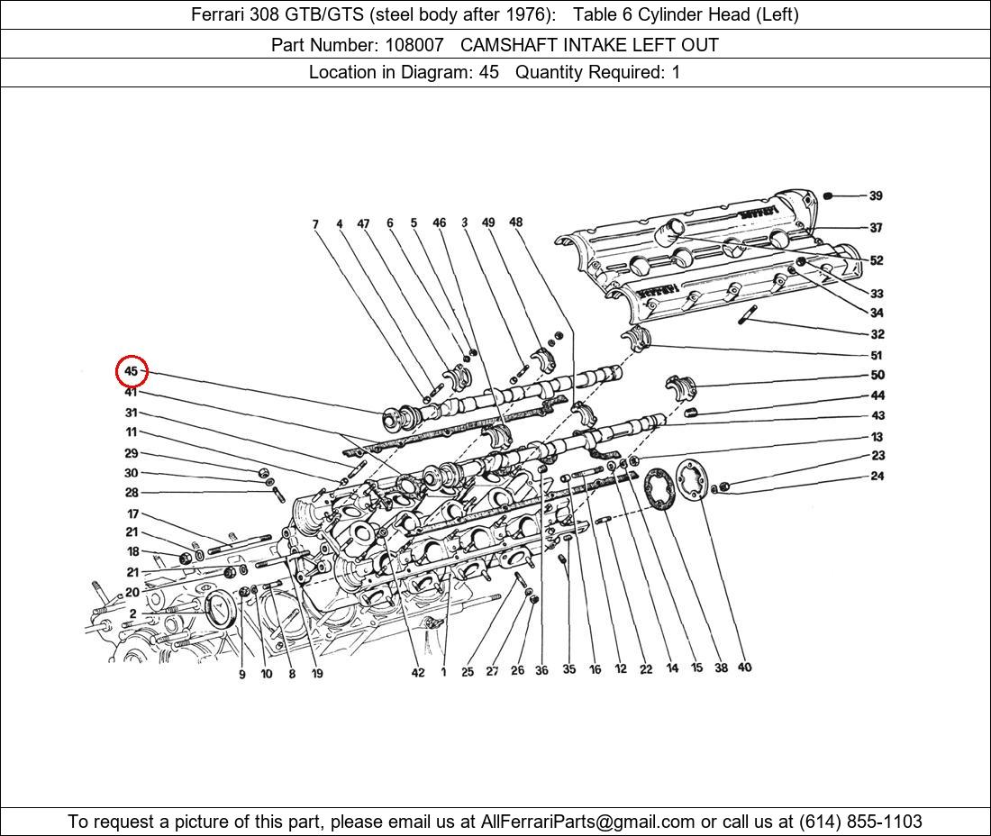 Ferrari Part 108007