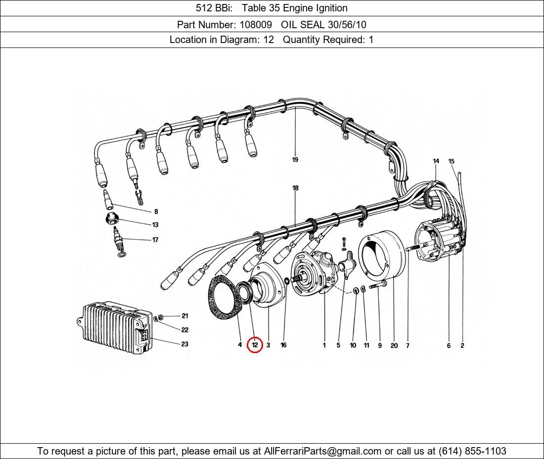 Ferrari Part 108009